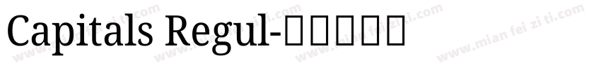 Capitals Regul字体转换